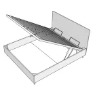 Postel z mikrovlákna 120x200 cm se symetrickými svislými liniemi vyrobená v Itálii - Glove Viadurini