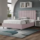 Postel z mikrovlákna 120x200 cm se symetrickými svislými liniemi vyrobená v Itálii - Glove Viadurini