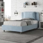 Čelo postele 120x200 cm s polštáři z mikrovlákna Vyrobeno v Itálii - Olympics Viadurini