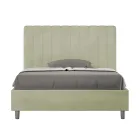 Postel z mikrovlákna 140x200 cm se symetrickými svislými liniemi vyrobená v Itálii - Glove Viadurini