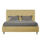 Postel z mikrovlákna 160x200 cm se symetrickými svislými liniemi vyrobená v Itálii - Glove Viadurini