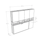 Jednolůžko Murphy v různých kompozicích - Collaborative Viadurini