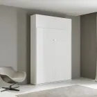 Manželská postel s vertikálním výklopným ložem a horním dílem - Magicompare Viadurini