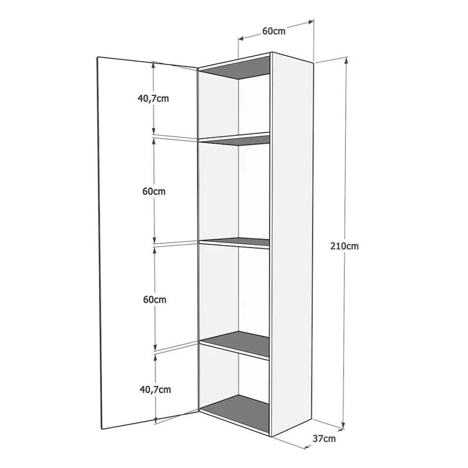 Vertikální skládací francouzská postel s horním dílem a sloupkem - Magicompare Viadurini
