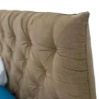 Čalouněné dvojlůžko z látky nebo ekokůže Made in Italy – Euro Viadurini