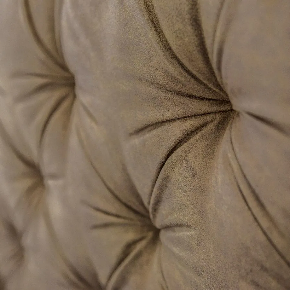 Čalouněné dvojlůžko z látky nebo ekokůže Made in Italy – Euro Viadurini