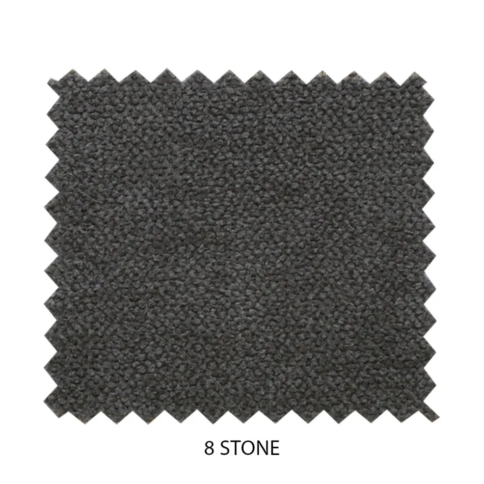 Plnohodnotná postel s polstrovaným čelem a nohami Made in Italy - Aaron Viadurini