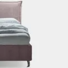 Manželská postel 160x190 se 2 měkkými polštáři s obvodovým volánem - Ernesta Viadurini