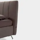 Manželská postel 160x190 s vycpávkou se svislými lankovými profily - Nices Viadurini