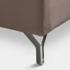 Manželská postel 160x190 s geometrickým prošíváním - Ciottolino Viadurini