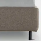 Manželská postel 160x190 se zakřivenými čarami a knoflíky Made in Italy - Oriente Viadurini