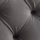 Manželská postel 160x190 s vysokým a prošívaným čelem Made in Italy - Sallie Viadurini