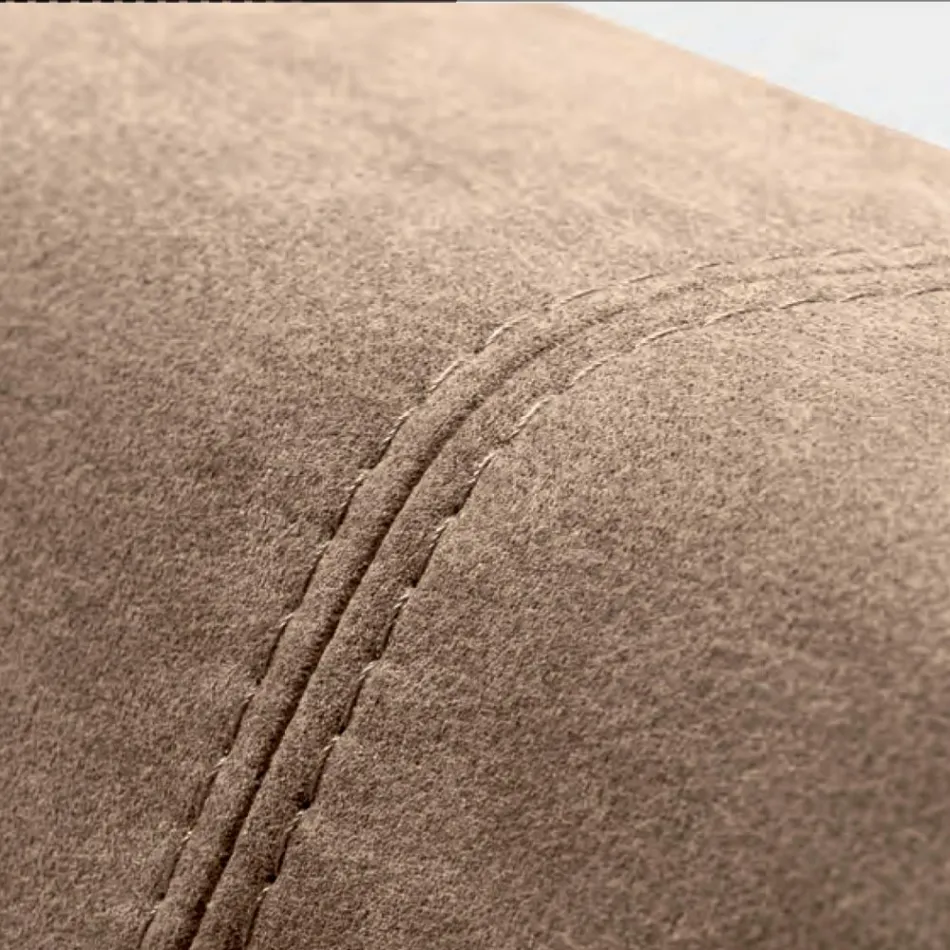 Manželská postel 160x190 se zakřiveným čelem a důležitou tloušťkou - Magie Viadurini