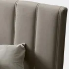 Manželská postel 160x190 s prošíváním se širokými vertikálními pásy - Magan Viadurini