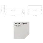 Manželská postel 160x190 z látky s kovovými nohami Made in Italy - Dreams Viadurini