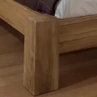 Manželská postel 160x200 z masivního teakového dřeva - Fresco Viadurini