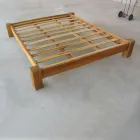 Manželská postel 160x200 z masivního teakového dřeva - Fresco Viadurini