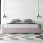 Manželská postel 180x200 cm potažená mikrovláknem vyrobená v Itálii - Athlete Viadurini