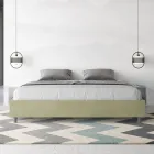 Manželská postel 200x200 cm potažená mikrovláknem vyrobená v Itálii - Athlete Viadurini