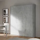 Vertikální skládací manželská postel v různých povrchových úpravách - Magicompare Viadurini