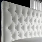 Manželská postel Capitonné s volitelným úložným prostorem Made in Italy - Sciocco Viadurini