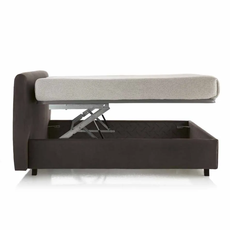 Manželská postel s úložným box vrcholit 160x190 / 200 cm Nina Viadurini