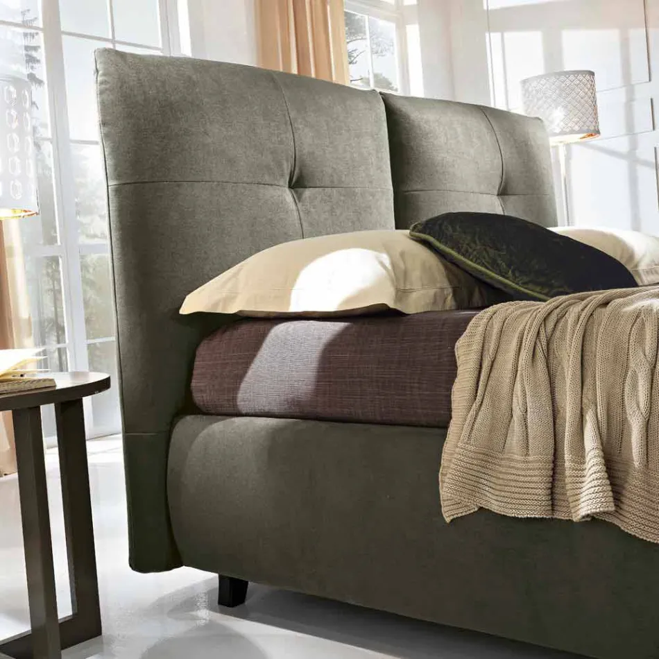 Manželská postel s úložným box vrcholit 160x190 / 200 cm Nina Viadurini