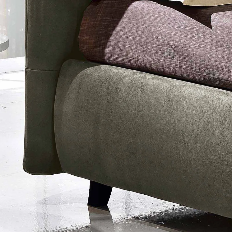 Manželská postel s úložným box vrcholit 160x190 / 200 cm Nina Viadurini