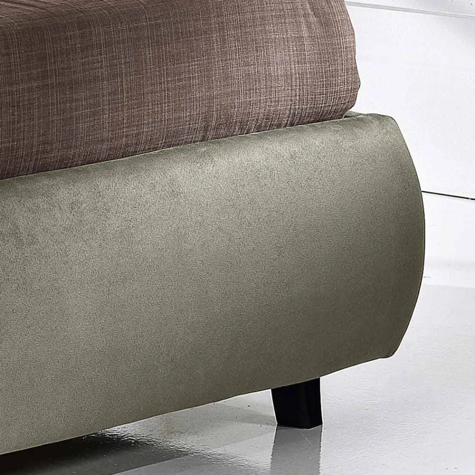 Manželská postel s úložným box vrcholit 160x190 / 200 cm Nina Viadurini