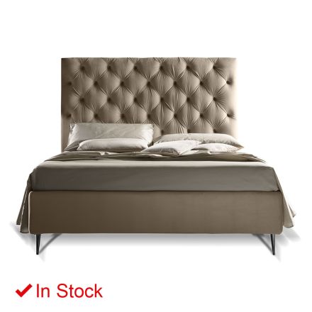 Manželská postel s bavlněným povlečením Made in Italy - Sallie Viadurini