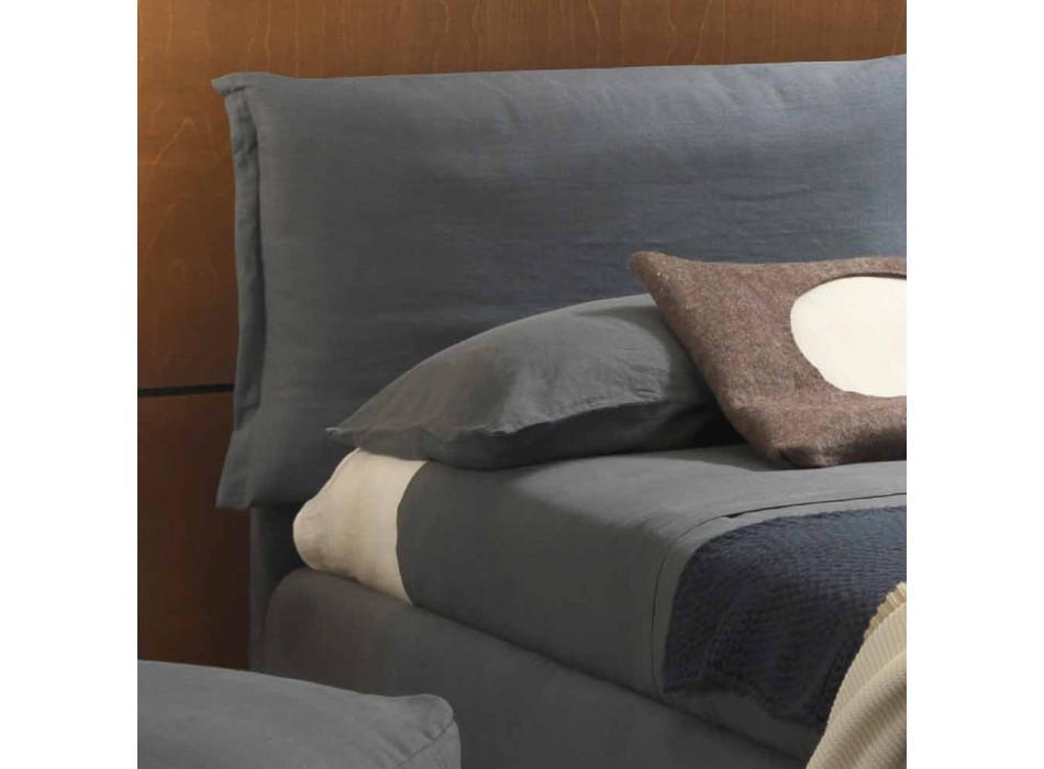 Manželská postel s úložným prostorem, moderní design Iorca Bolzan Viadurini