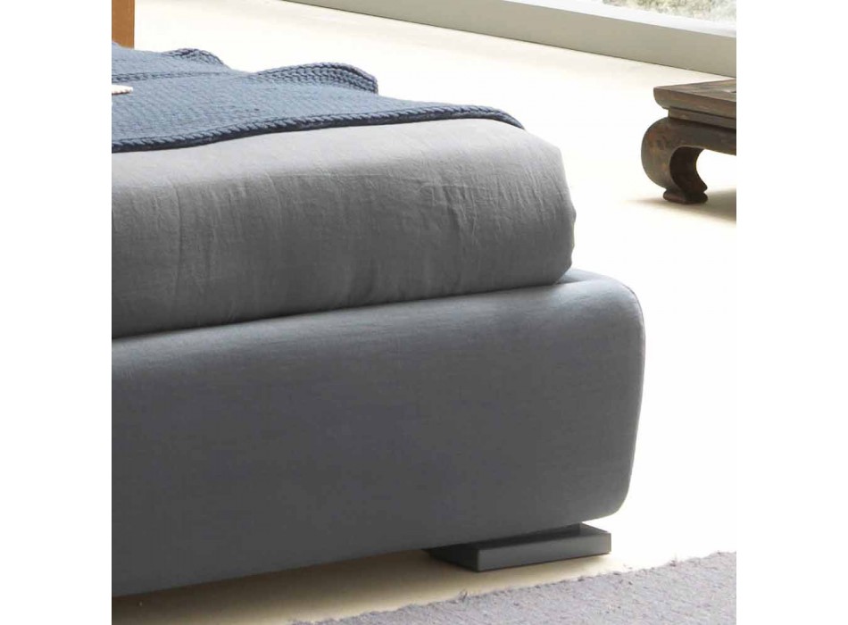 Manželská postel s úložným prostorem, moderní design Iorca Bolzan Viadurini