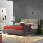 Manželská postel s úložným prostorem, moderní design, Kate by Bolzan Viadurini