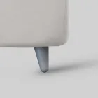 Manželská postel s volitelným úložným prostorem, 2 nočními stolky a matrací - Fiuto Viadurini