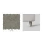 Manželská postel s volitelným úložným prostorem a nožičkami Made in Italy - Birba Viadurini