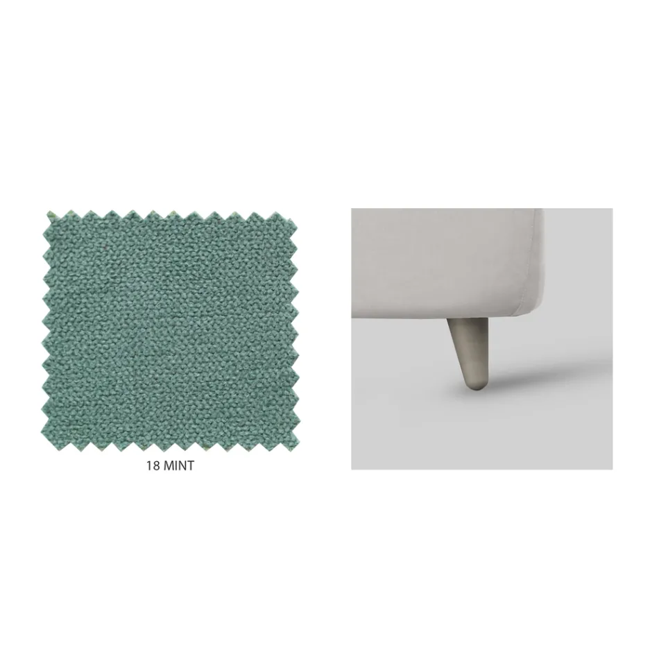 Manželská postel s volitelným úložným prostorem Made in Italy - Ciccio Viadurini