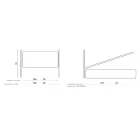 Manželská postel s volitelným úložným prostorem Made in Italy - Ciccio Viadurini