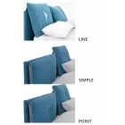 Manželská postel s kontejnerem potaženým látkou vyrobenou v Itálii - Renato Viadurini