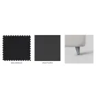 Manželská postel s polstrovaným rámem Made in Italy - Shadow Viadurini