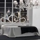 Manželská postel s železným rámem postele Made in Italy - Shadow Viadurini