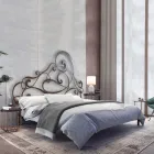 Manželská postel s železným rámem Made in Italy - Pongo Viadurini