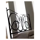 Manželská postel s polštáři, matrací a 2 nočními stolky Made in Italy - Natural Viadurini