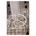 Manželská postel s polštáři, matrací a 2 nočními stolky Made in Italy - Natural Viadurini