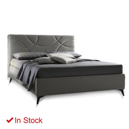 Manželská postel s bavlněnou matrací a povlečením Made in Italy - Slunečnice Viadurini