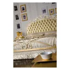 Manželská postel s matrací, polštáři a 2 nočními stolky Made in Italy - Laki Viadurini