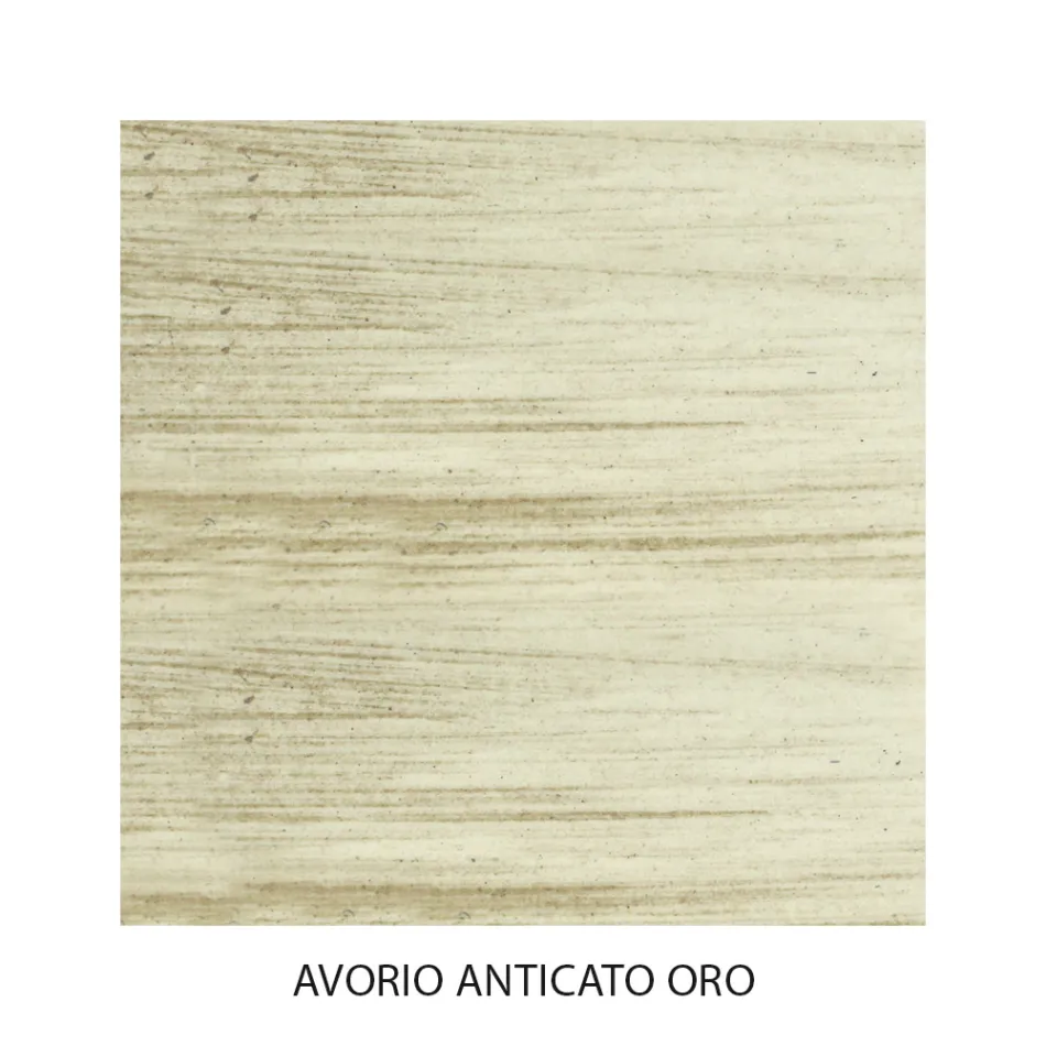 Manželská postel s koordinovanou železnou podnožkou Made in Italy - Penny Viadurini