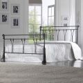 Manželská postel s podnožkou v různých povrchových úpravách Made in Italy - Finish