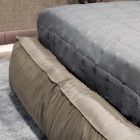 Manželská postel s volitelným roštem a úložným prostorem Made in Italy - Ribelle Viadurini