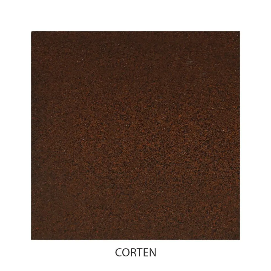 Manželská postel s čelem z trubkového železa Made in Italy - Kenzo Viadurini