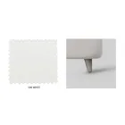 Manželská postel s čelem v ekokůži nebo látce Made in Italy - Buddy Viadurini